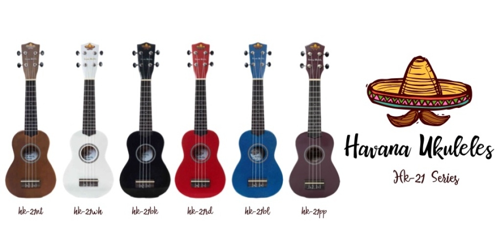 Havana%20HK-21BK%20Soprano%20Ukulele-%20Siyah