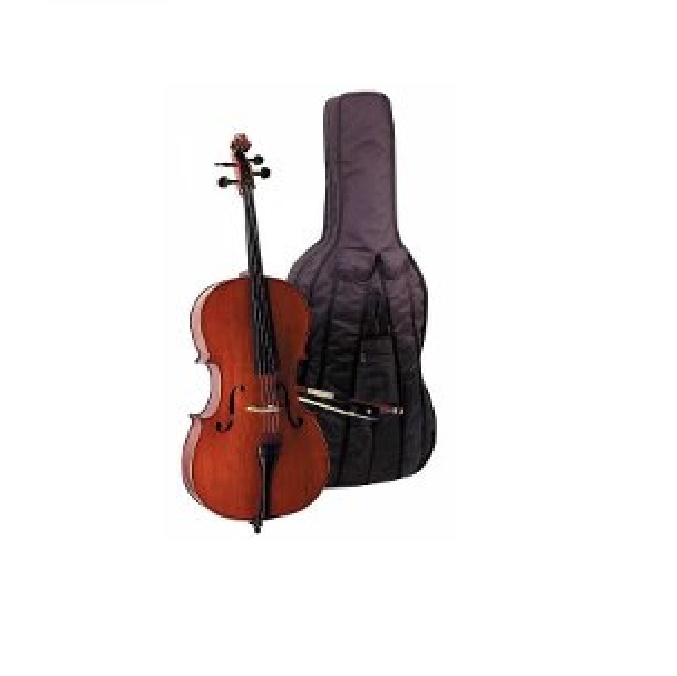 CELLO%201/4%20SCALE%20+KILIF+YAY,%20KARARTILMIŞ%20AKÇAAĞAÇ%20B