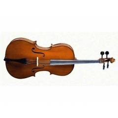 CELLO%203/4%20SCALE%20+KILIF+YAY,%20KARARTILMIŞ%20AKÇAAĞAÇ%20B