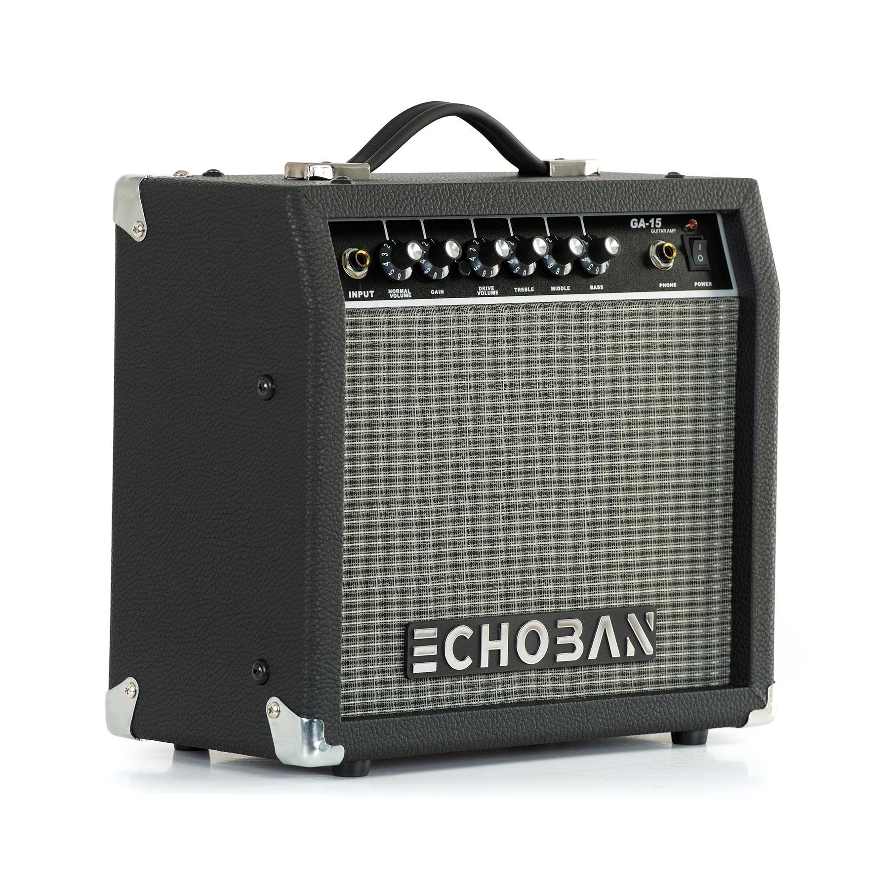 Echoban%20GA15%2015%20Watt%20Siyah%20Gitar%20Amfisi