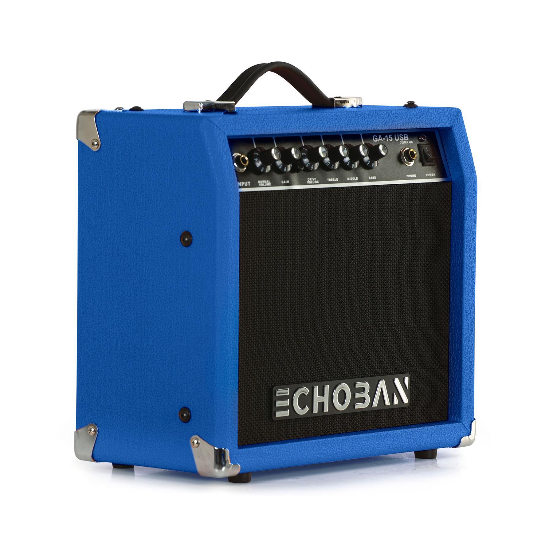 Echoban%20GA15USB%2015%20Watt%20Mavi%20Gitar%20Amfisi%20USB