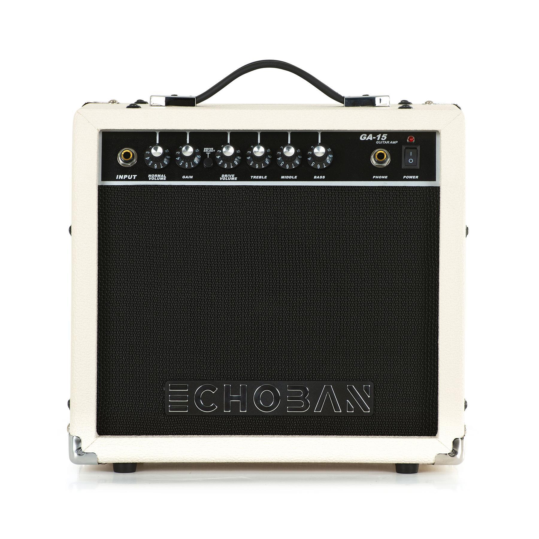 Echoban%20GA15%2015%20Watt%20Beyaz%20Gitar%20Amfisi