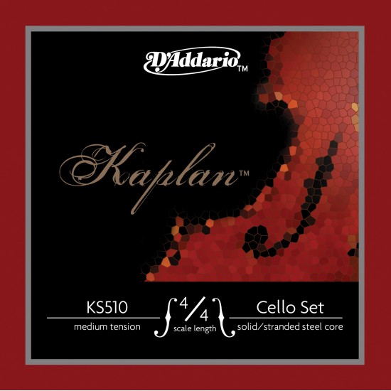 CELLO%20TEL%20SETİ,%20KAPLAN,%204/4%20SCALE,%20MEDIUM%20TENSION,