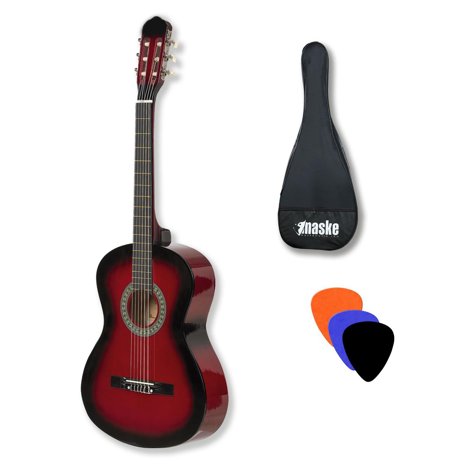 Maske%20MG36RD%203/4%20Kırmızı%20Klasik%20Gitar