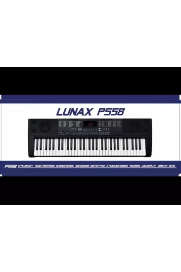 Lunax PS58 Tuş Hassasiyetli 61 Tuşlu Org