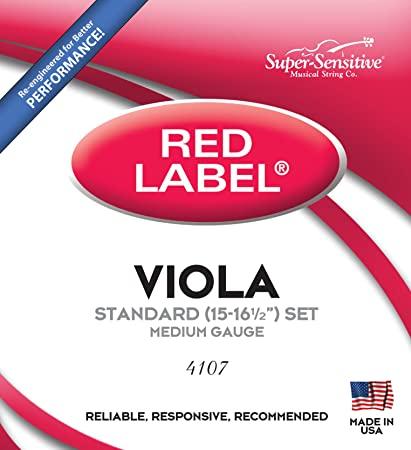 VIOLA TEL SETİ, RED LABEL, MEDIUM (15’’-16.5’’),