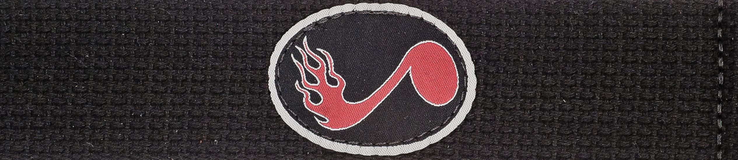 GİTAR ASKISI 50MM COTON PATCH FLAMING NOTE