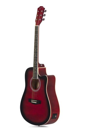 Zoppran ACZP150RDS Kırmızı Elektro Akustik Gitar