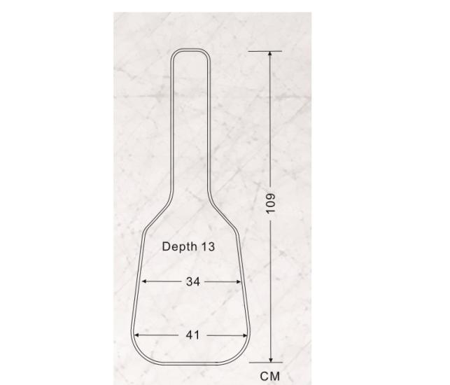 AKUSTİK (DREADNOUGHT) GİTAR KILIFI, SCALE 4/4, SİY