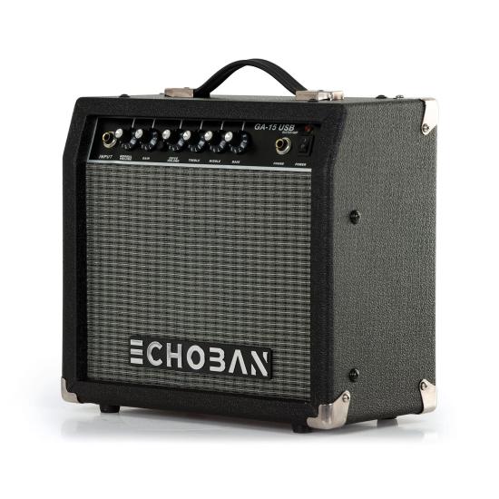 Echoban GA15USB 15 Watt Siyah Gitar Amfisi USB