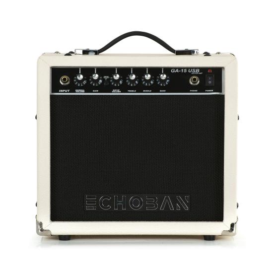 Echoban GA15USB 15 Watt Mavi Gitar Amfisi USB