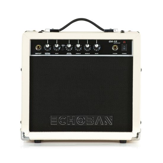 Echoban GA15 15 Watt Beyaz Gitar Amfisi