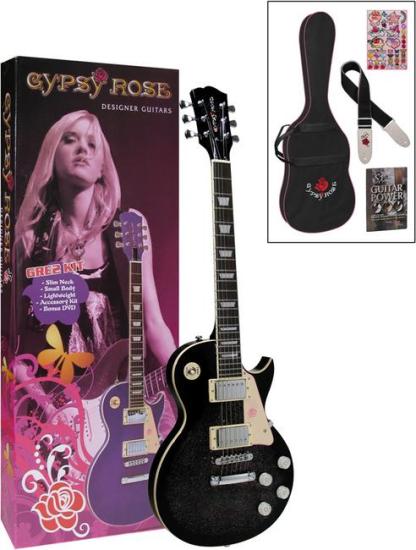 ELEKTRO GİTAR GYPSY ROSE SET (GIGBAG, STRAP, STICK